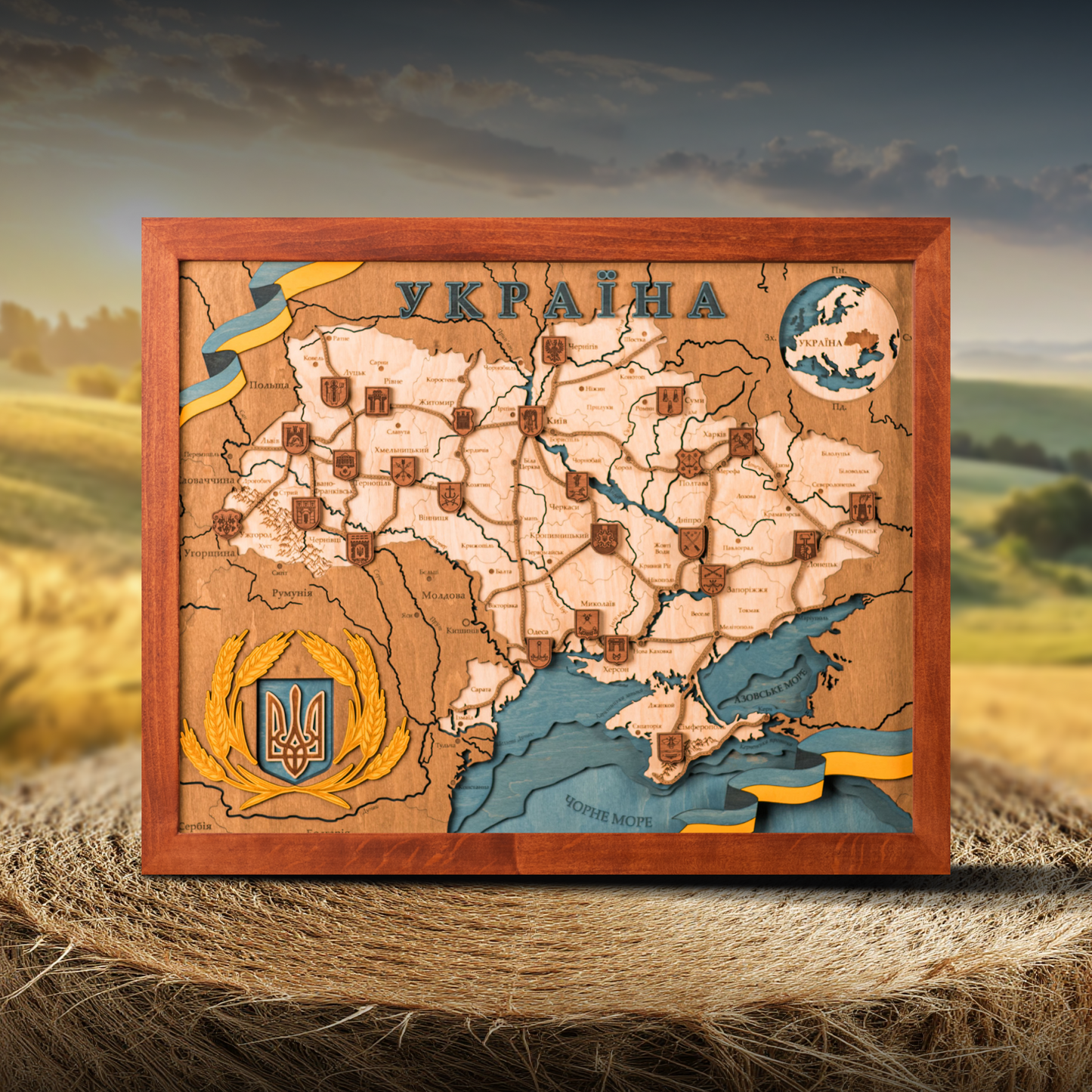 МАПА УКРАЇНИ 3D