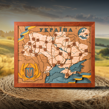 МАПА УКРАЇНИ 3D