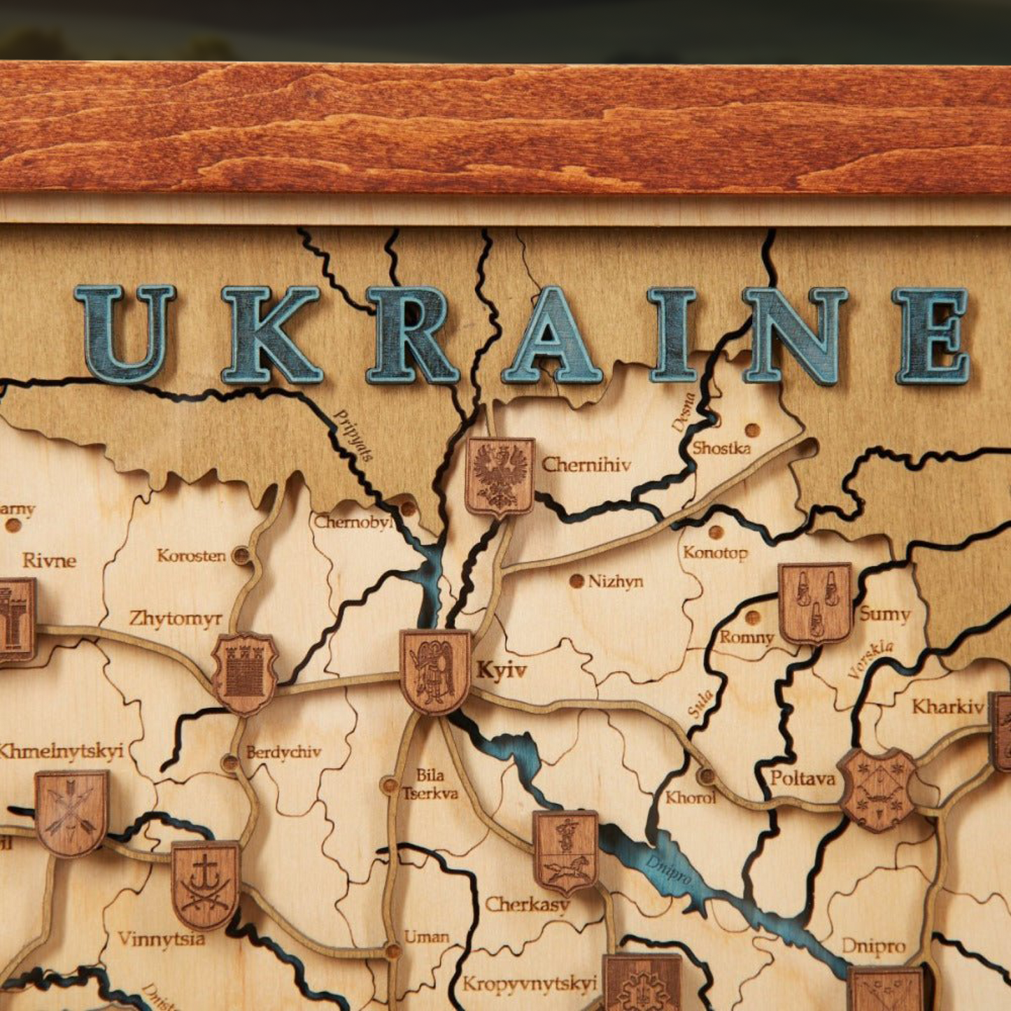 МАПА УКРАЇНИ 3D