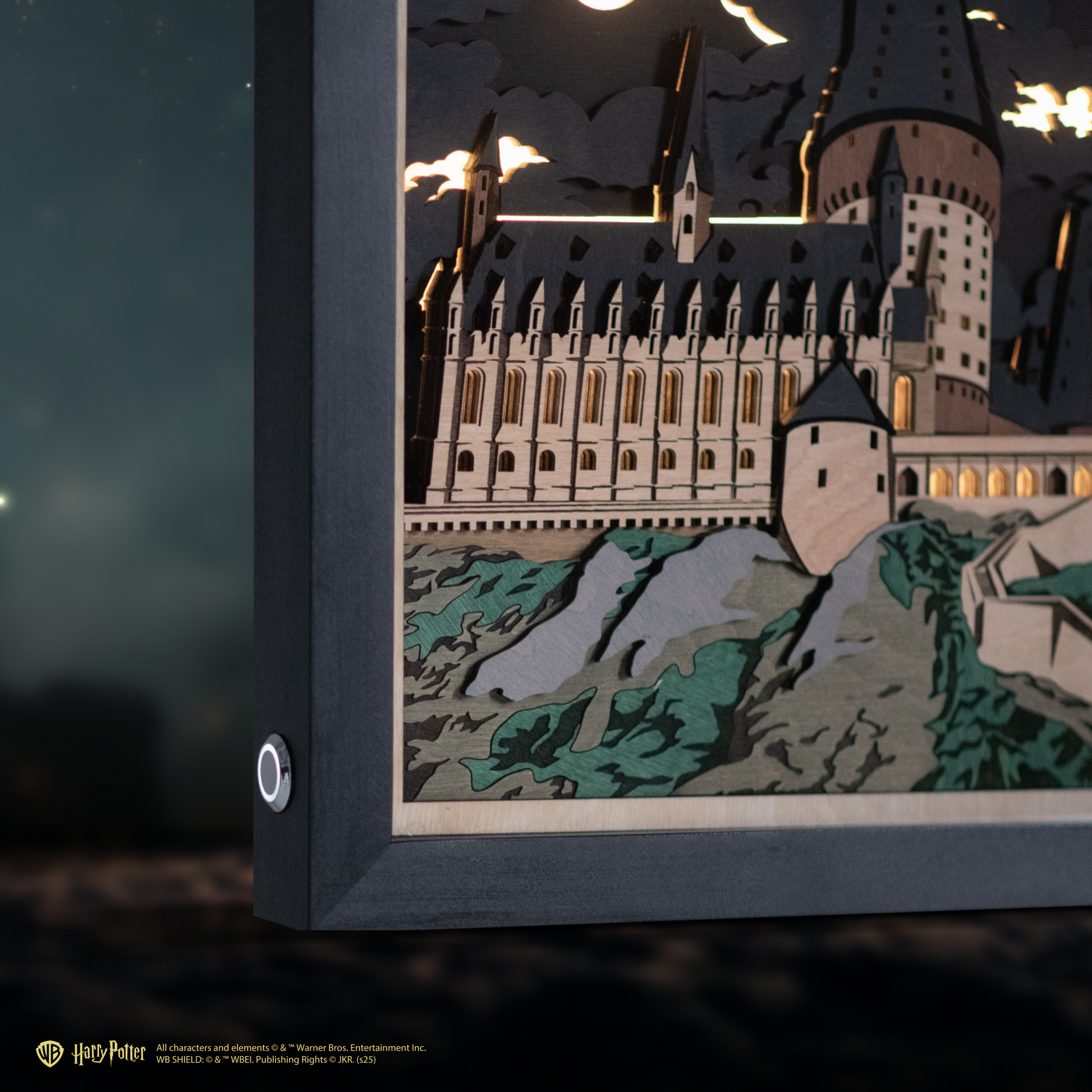 Personalized Harry Potter wall poster with custom inscription.