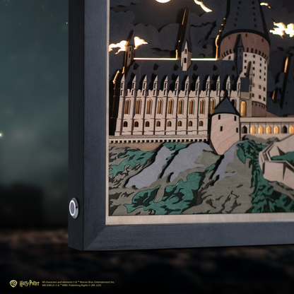 Personalized Harry Potter wall poster with custom inscription.