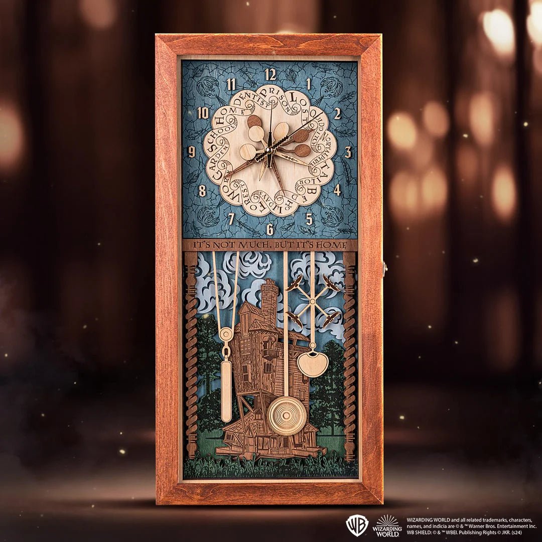 Side angle showing the handcrafted natural wood frame and detailed laser engraving